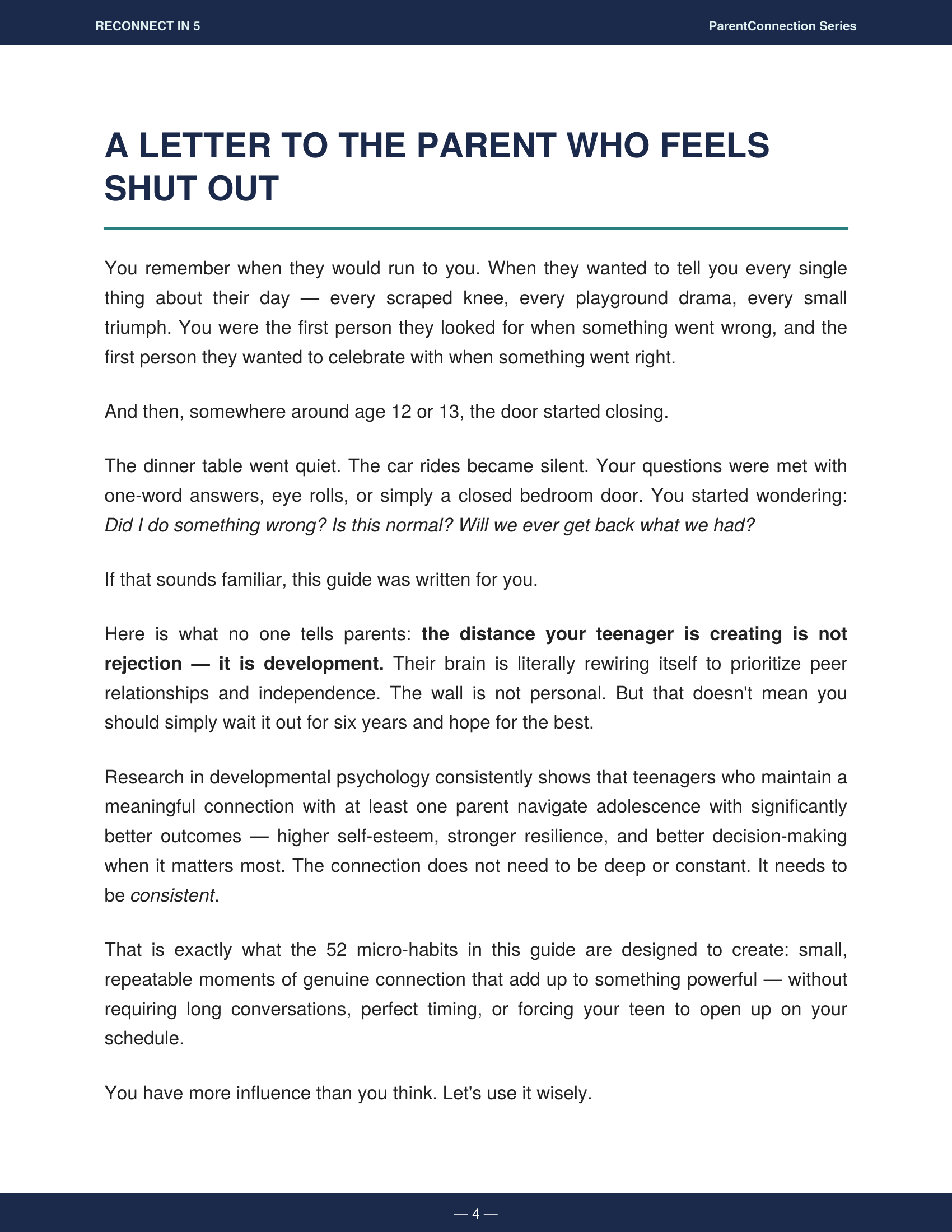 Talk To Your Teen Again: 52 Micro-Habit That Rebuild Your Connection Starting Tonight
